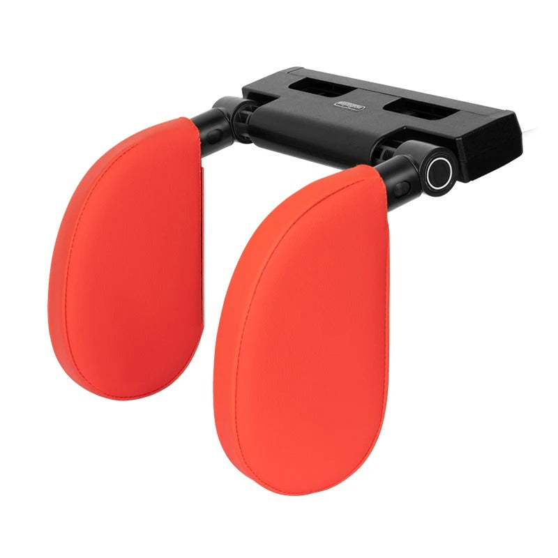 Coussin-pour-cervicales-rouge