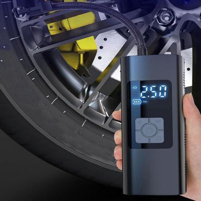 gonfleur pneu voiture branché roue