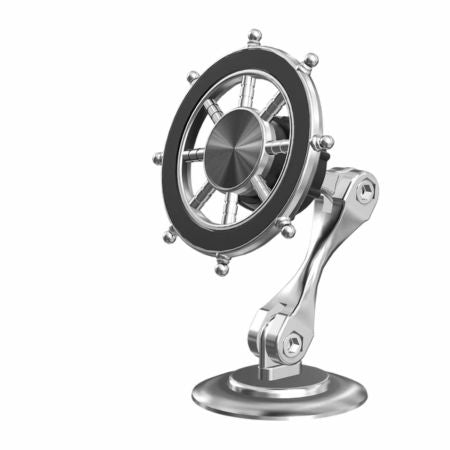 Support-téléphone-magnétique-voiture-volant-bateau-gris