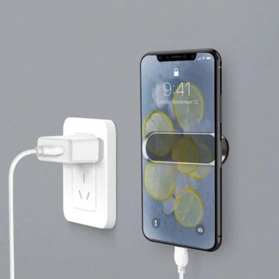 Support telephone voiture magnetique murale