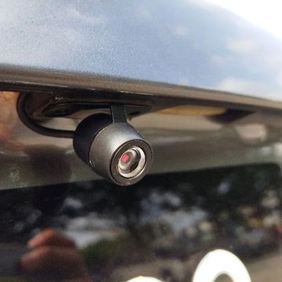 caméra pour la voiture fixé arrière voiture grise