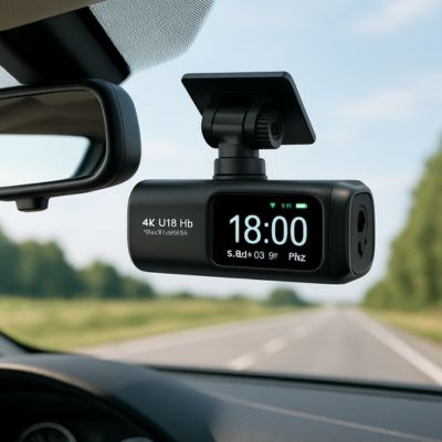 dashcam sur pare brise avant