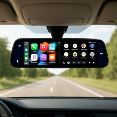 dashcam voiture rétroviseur intérieur écran