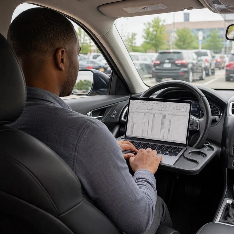 Plateau pour voiture conducteur