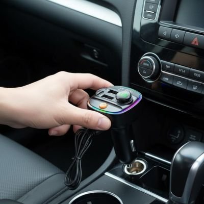 Transmetteur fm bluetooth pour voiture