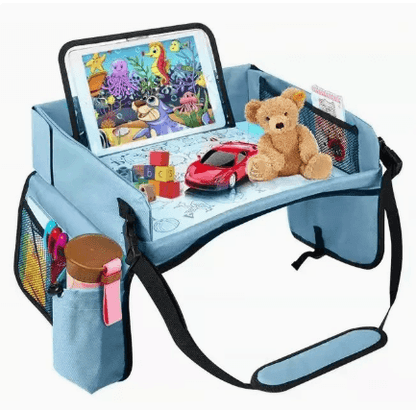 Organisateur voiture enfant bleu clair