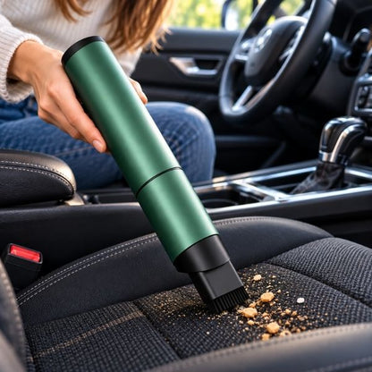 Aspirateur puissant voiture miette siège vert
