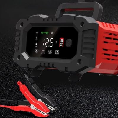 Chargeur de maintien pour batterie avec pinces
