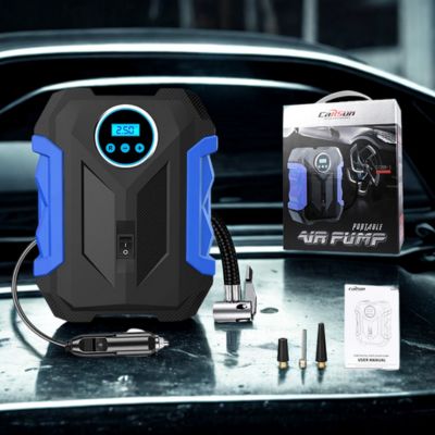 Compresseur d'air portatif bleu