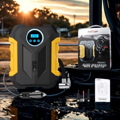 Compresseur d'air portatif jaune