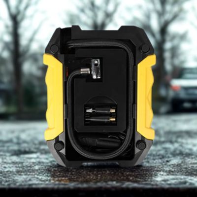 Compresseur d'air portatif rangement câble