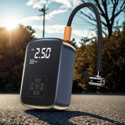 gonfleur pneu voiture compact