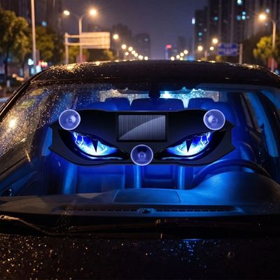 Lampe solaire LED voiture pare brise avant