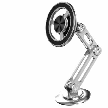 Support-téléphone-magnétique-voiture-volant-voiture-gris