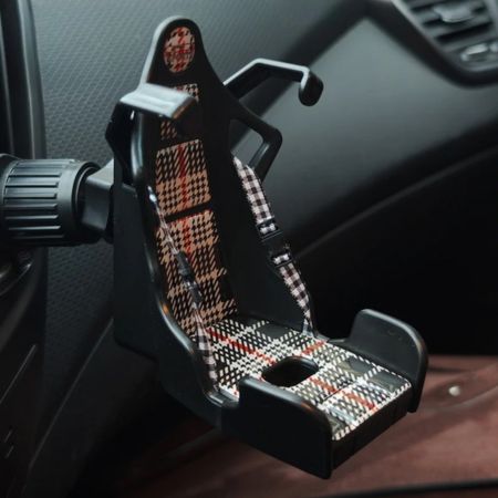 Support-telephone-voiture-vintage-fixé-grille-aération