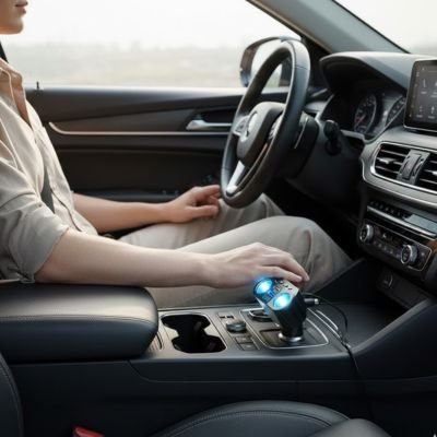 Allume cigare bluetooth branché dans voiture