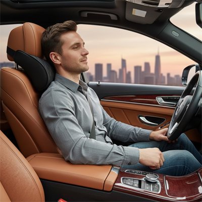 Appui tete voiture conducteur