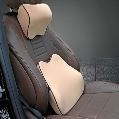 appuie tete pour voiture beige