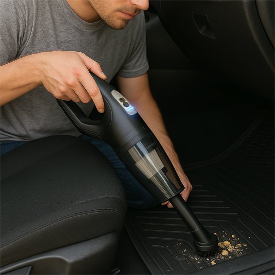 Aspirateur voiture miette