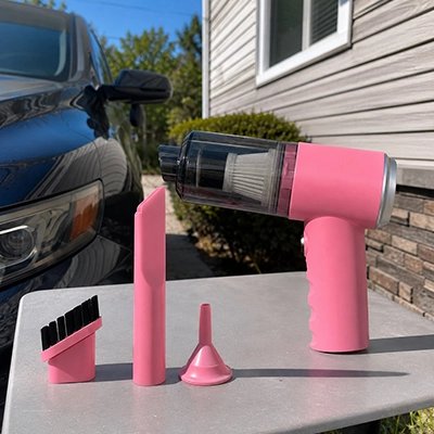 Aspirateur voiture rose