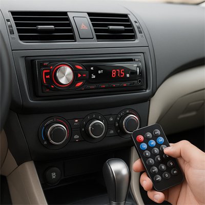 Autoradio bluetooth voiture avec télécommande