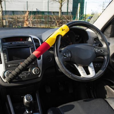 Canne antivol pour voiture sur volant
