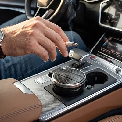 Cendrier voiture​ main cigarette