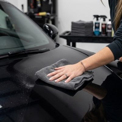 Chiffon microfibre essuie capot voiture