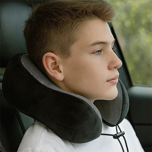 Coussin de voyage noir 