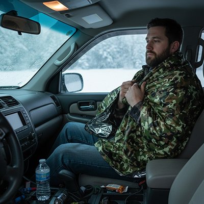 Couverture de survie froid hiver