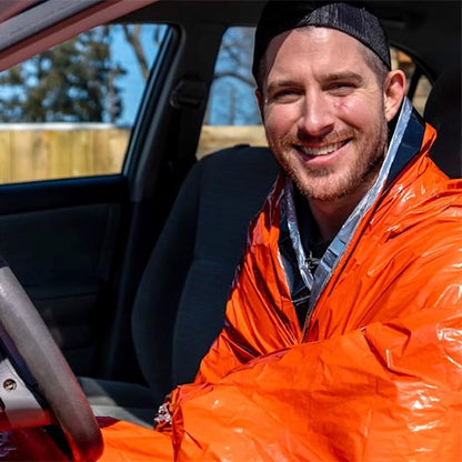 couverture de survie homme voiture