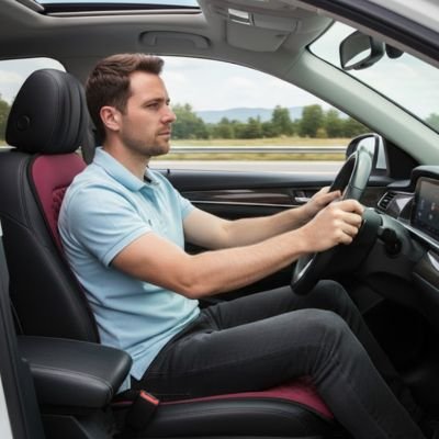 Couvre siege automobile homme assis