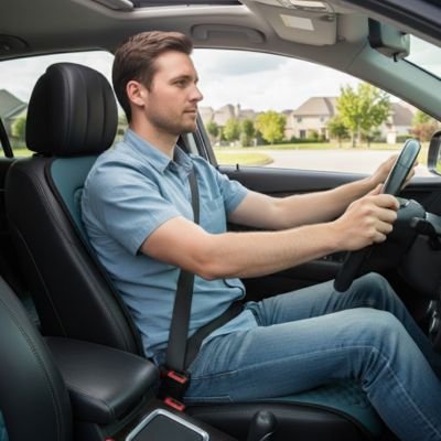 Couvre siege automobile homme conduit