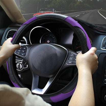 couvre volant violet vif