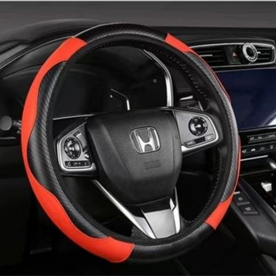 couvre volant rouge honda