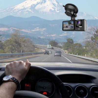 dashcam voiture route montagne
