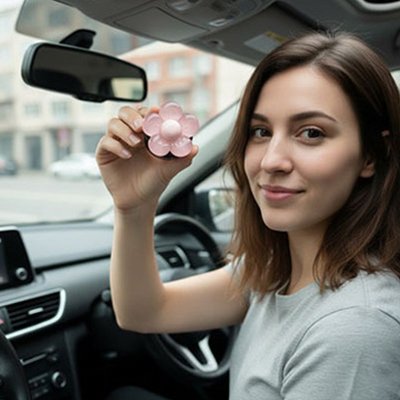 Diffuseur de parfum femme dans voiture