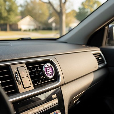 Diffuseur de parfum fixé ventilation voiture