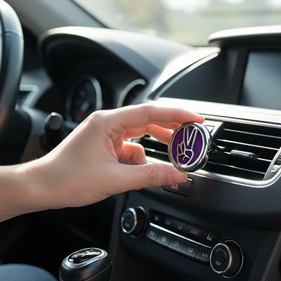 Diffuseur de parfum grille aération voiture