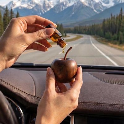 Diffuseur parfum voiture en forme de pomme