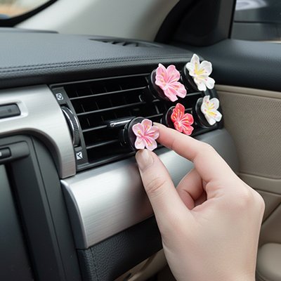 Diffuseur parfum voiture fixation
