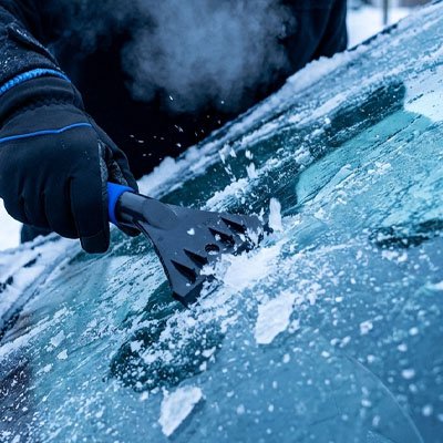 Grattoir pour pare brise glace