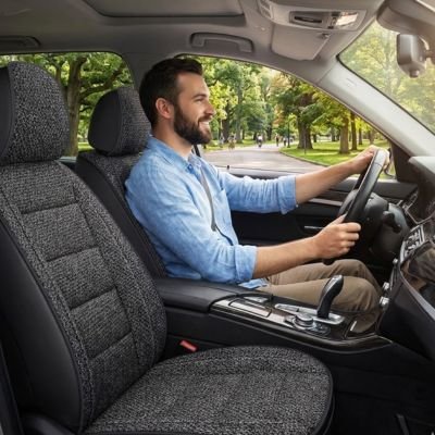 Housse de siege de voiture en lin
