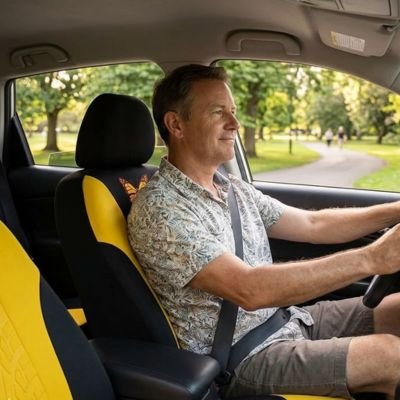 Housse de siège de voiture homme conduit