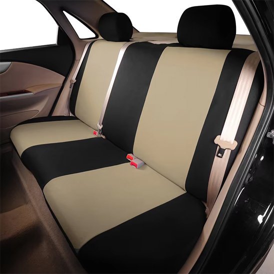 Housse de siege voiture beige arrière