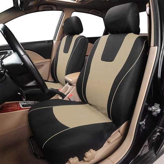 Housse de siege voiture beige avant