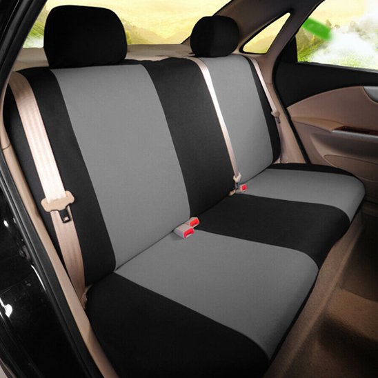 Housse de siege voiture gris banquette arrière