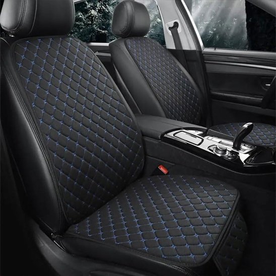 Housse de siege voiture noir et bleu
