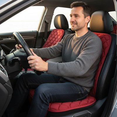 Housse siege pour voiture homme assis