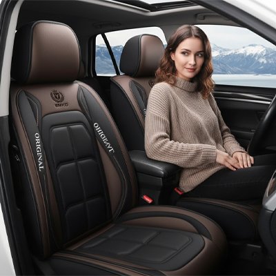 Housse pour voiture marron